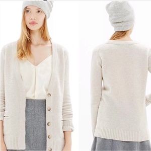 Madewell 100% Merino Wool Favorite Oatmeal Cardigan Sz XS